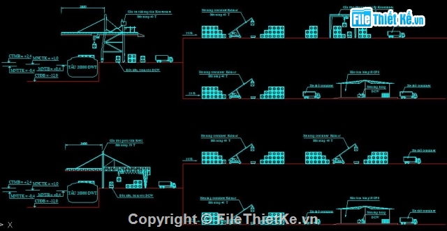 mẫu đồ án,cảng biển,đồ án cảng biển,bản vẽ cầu,cảng tầu